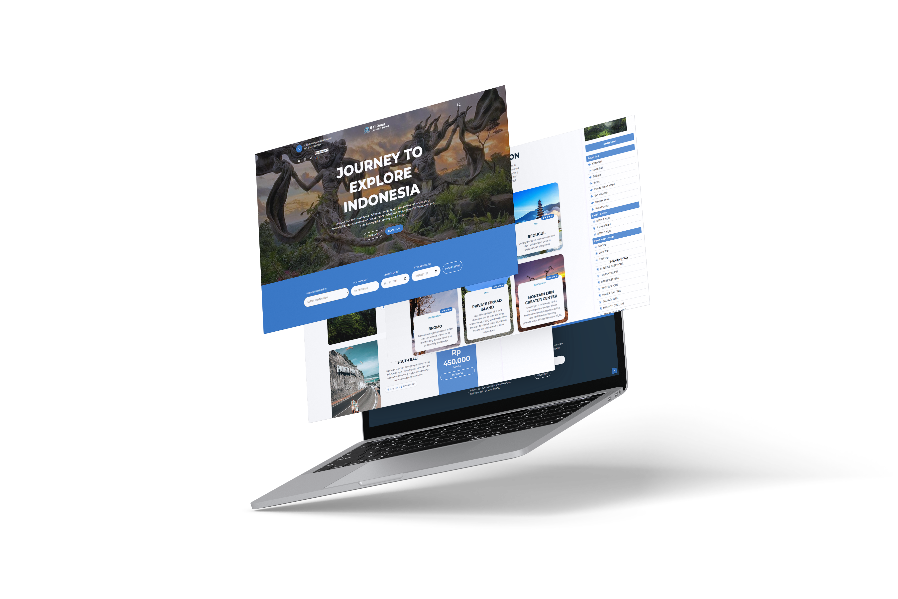 Website Travel Baliroos