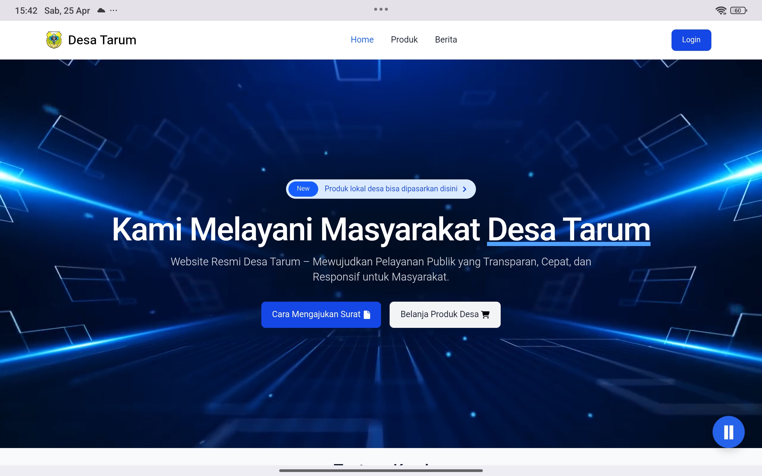 Website Desa Tarum