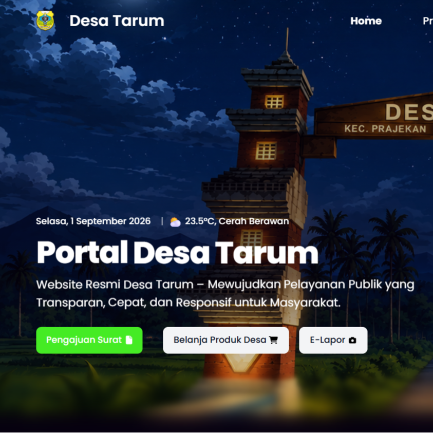 Website Desa Tarum